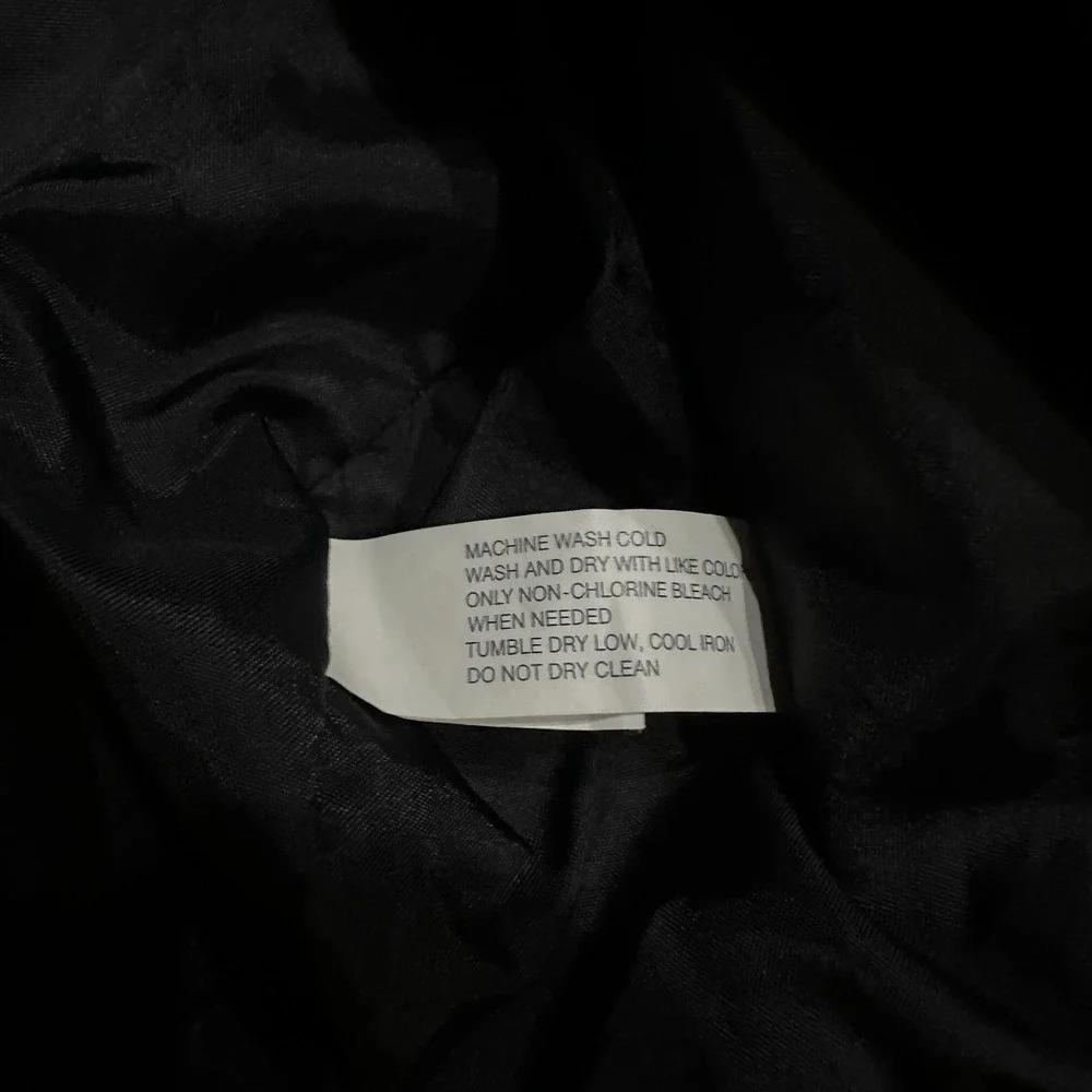 GAP Kids Large (10–12) Navy Hooded Windbreaker Jacket Yellow Lining - Picture 7 of 8